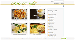 Desktop Screenshot of cocinacongusto.com